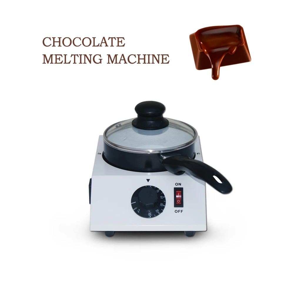 

ITOP 40W Mini Electric Chocolate Melting Machine Single Pot Ceramic Non-Stick Pot Tempering Cylinder Melter Pan 220V