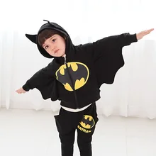 Automne Batman Enfants Vêtements Garçons Cosplay Costume Roupa Menino Coréenne Version de Bande Dessinée Enfants de Vêtements Vetement Garcon TZ87