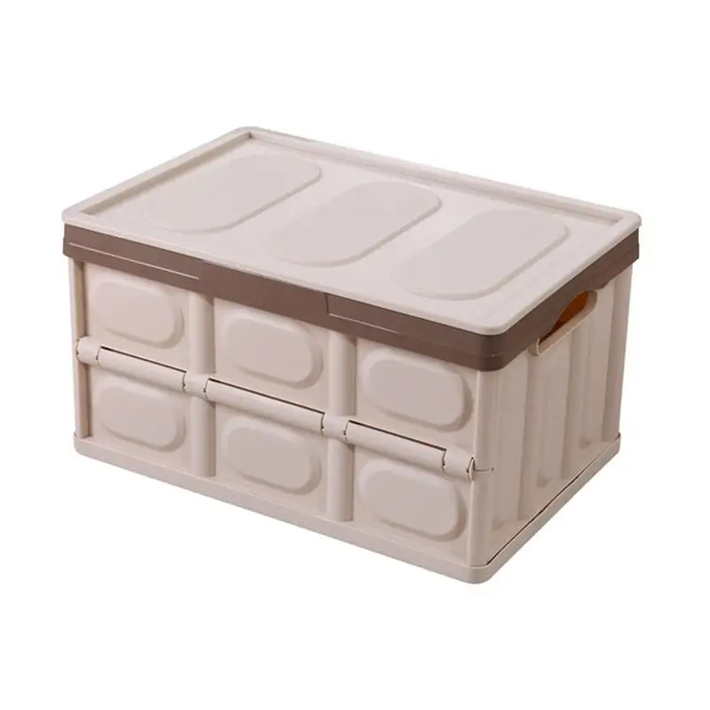 Big Capacity Trunk Storage Organizer Foldable Plastic Container Box