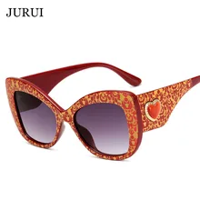 Сердце Брендовая Дизайнерская обувь Квадратные Солнцезащитные очки для женщин Для мужчин Винтаж роскошные солнцезащитные очки "кошачий глаз" солнцезащитные очки для женщин мужской Италия оттенки UV400