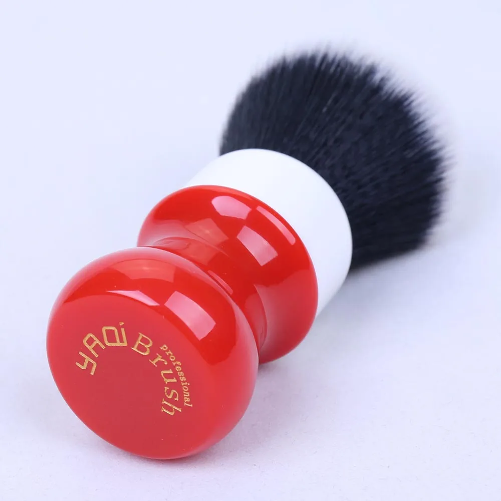 26mm Ferrari Rough Complex White Version Shaving Brush With Tuxedo Knot