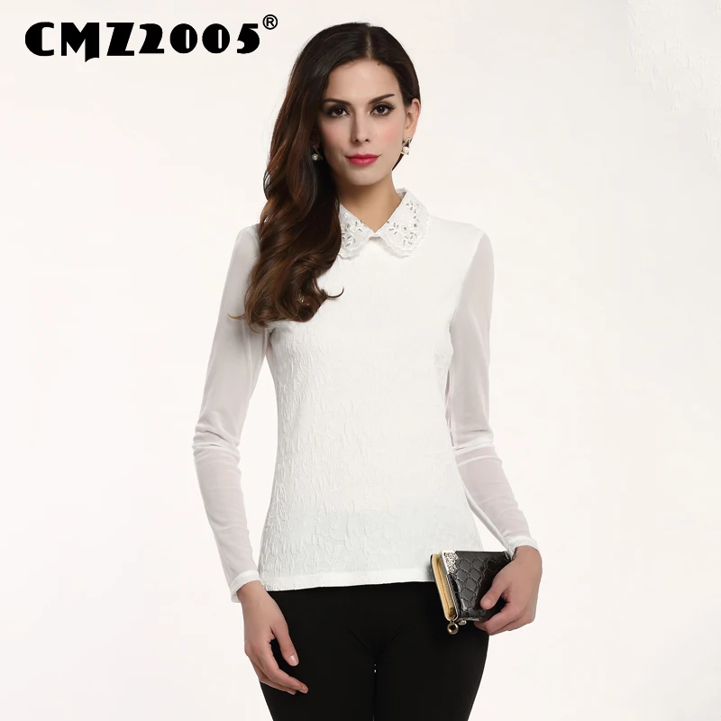 

Tops Blusa Camisetas New Apparel Sexy Lace Lapel Harajuku Fashion Personality Women Full Turn-down Collar Knitted Rushed 70072