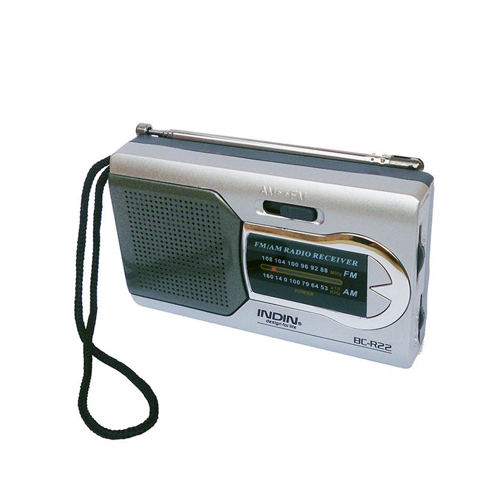 

High Sensitivity Telescopic Antenna Old People FM AM Speaker Manual Plastic Mini Handheld Radio Portable Lightweight Receiver