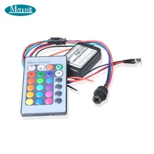 Maykit 2 Вт DC 12 В Автомобильный декоративный светильник осветитель волоконно-оптический автомобиль с боковым лучом волоконно-оптический кабель пульт дистанционного управления