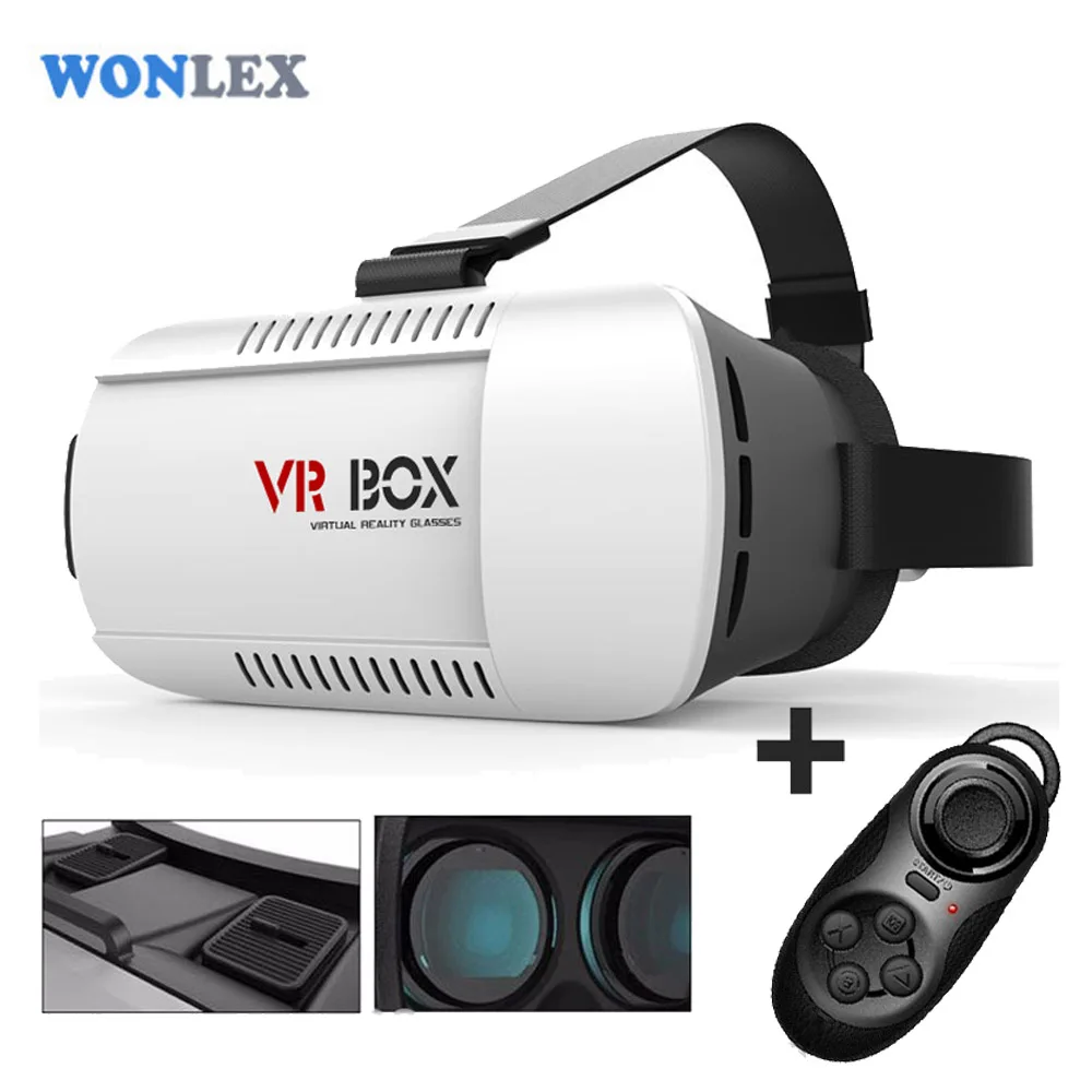 Wonlex VR BOX Virtual Reality 3D Glasses Movies Games for 4.7" 6.0