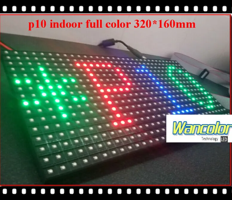 

free shipping wholesale price of P10 indoor SMD Full Color Led Display Module 1/8 scan- 320*160mm - high quality
