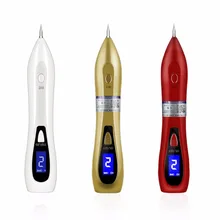 Инструменты для макияжа лица лазерная ручка для удаления веснушек Кротов USB Перезаряжаемый ЖК-дисплей развертки темное пятно точка прибор для удаления родинок машина для ухода за кожей