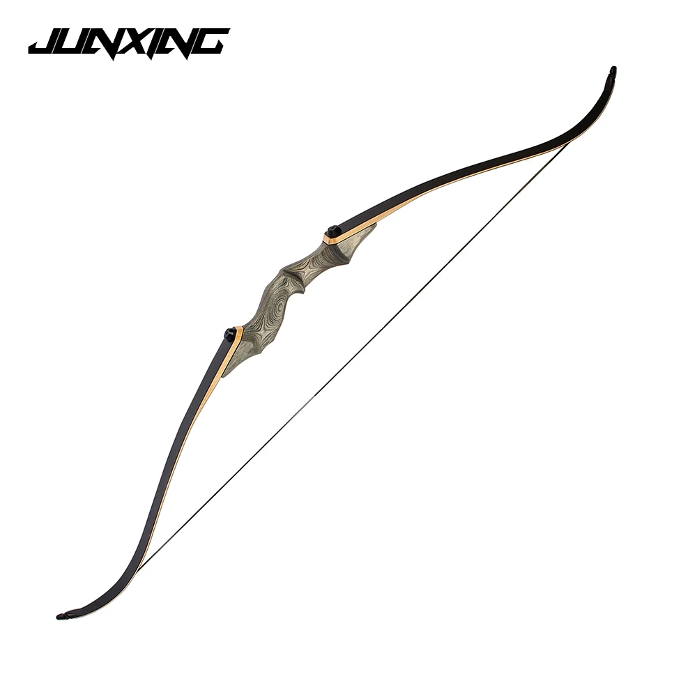 30-55 LBS Recurve Bow Length 58 inches Dark Green Riser for Right Hand User Archery Hunting Shooting 30-55 LBS Recurve Bow Length 58 inches Dark Green Riser for Right Hand User Archery Hunting Shooting