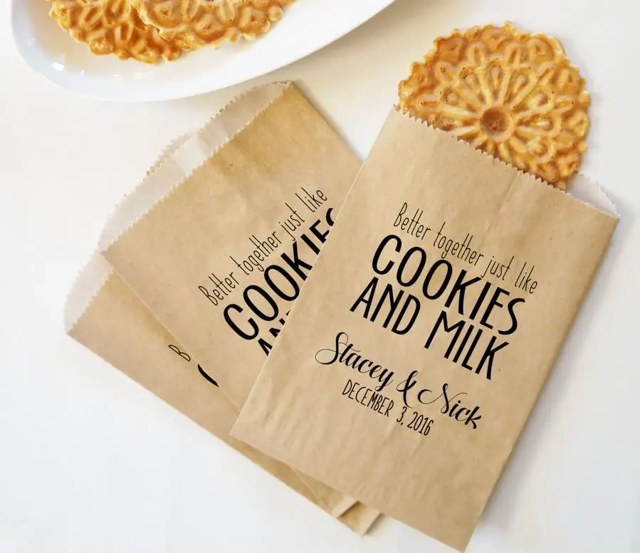 Us 29 86 17 Off Personalized Wedding Cookie Bridal Baby Shower Kraft Paper Bakery Desserts Gifts Favors Bags Holder Pouches Custom Names In Us 29 86 17 Off Personalized Wedding Cookie Bridal Baby Shower Kraft Paper Bakery Desserts Gifts Favors Bags Holder Pouches Custom Names In