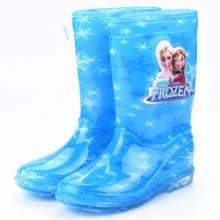 Новая модная классическая детская обувь из ПВХ резины детская обувь с героями мультфильмов детская водонепроницаемая обувь непромокаемые сапоги