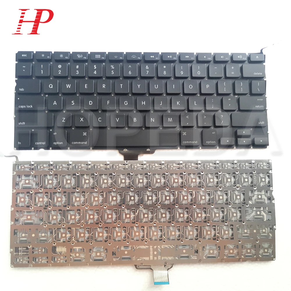 5PCS New A1278 US Keyboard For Apple Macbook Pro 13'' Keyboard US Standard Keyboard 2009-2012