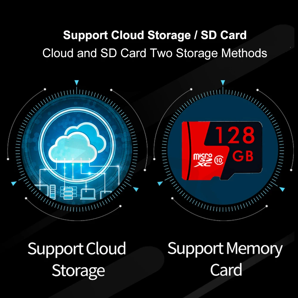 WI-FI Камера Cloud Storage двухстороннее аудио Беспроводной IP Камера видеонаблюдения P2P обнаружения движения 720 P HD Ночное видение