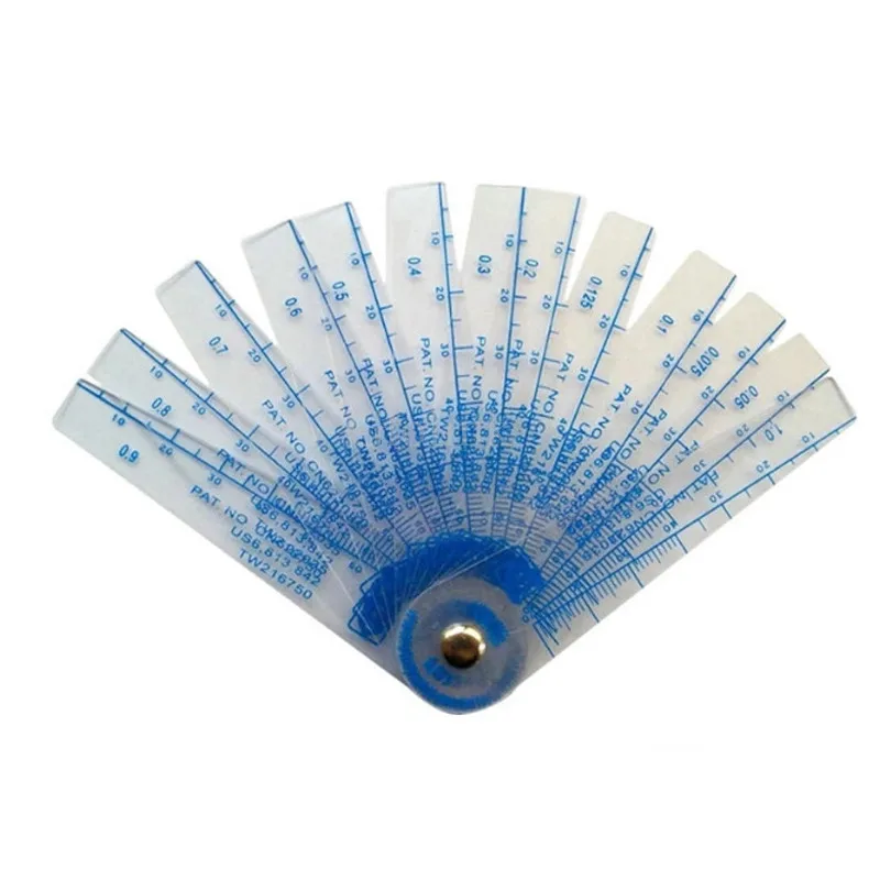 0.05 1mm Thickness Plastic Plug Feeler Gauge Gap Filler Measuring Tool