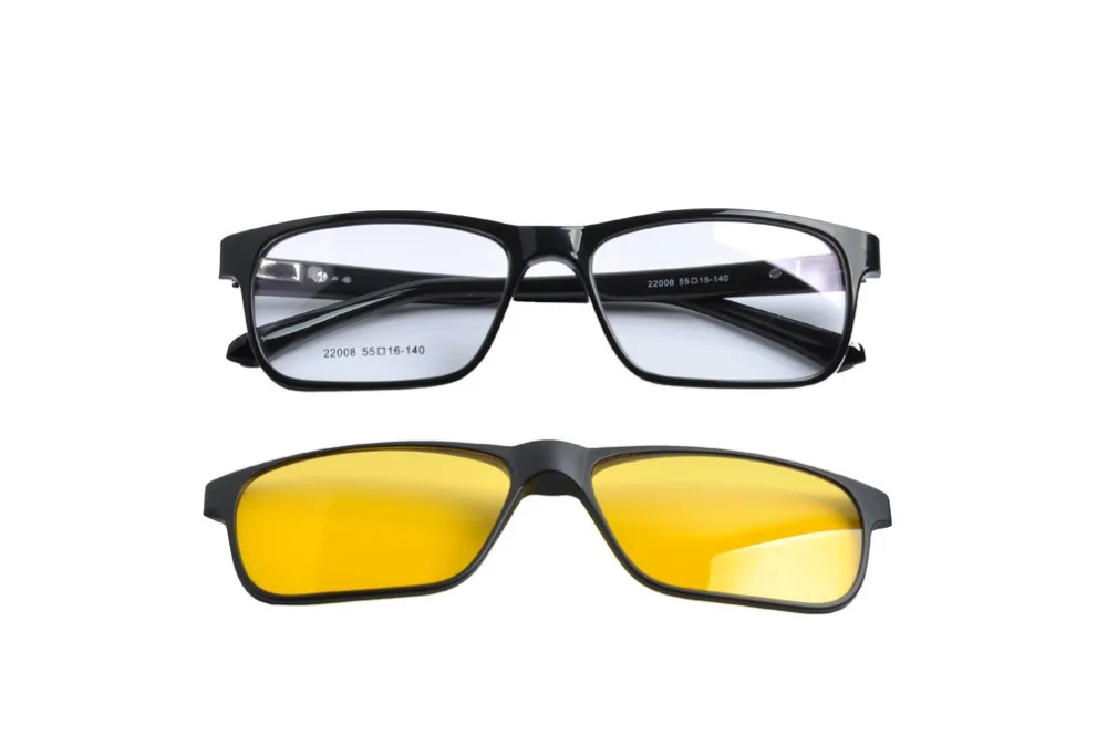 DEDING 2017 Polarized Prescription Frames Branded Magnetic Clip On W TR90 Optical Frames Men Glasses Sunglasses