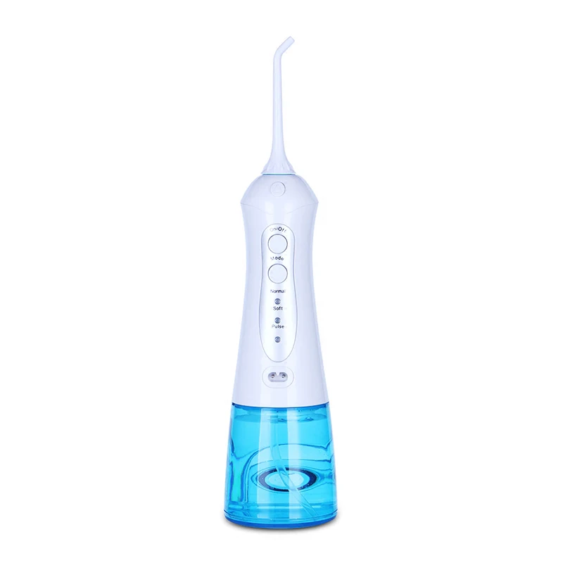 Portable Oral Irrigator Water Dental Flosser 3 Modes Adjustment Smart Timer Rotatable Nozzles IPX7 Waterproof Teeth Whitening