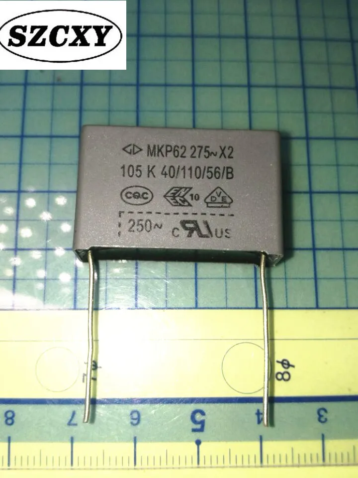 100% предметы интерьера X2 MKP62 1 мкФ 275v 250V C42P2105KBSC000 Защитная емкость 22 мм|Комплекты