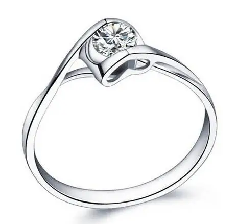 

2016 new arrival hot sell fashion shiny CZ diamond 925 sterling silver ladies`wedding finger rings jewelry gift