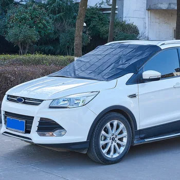 

Universal Car Windshield Sunshade Magnetic Edges Windshield Snow Cover Frost Windshield Cover Waterproof Windproof