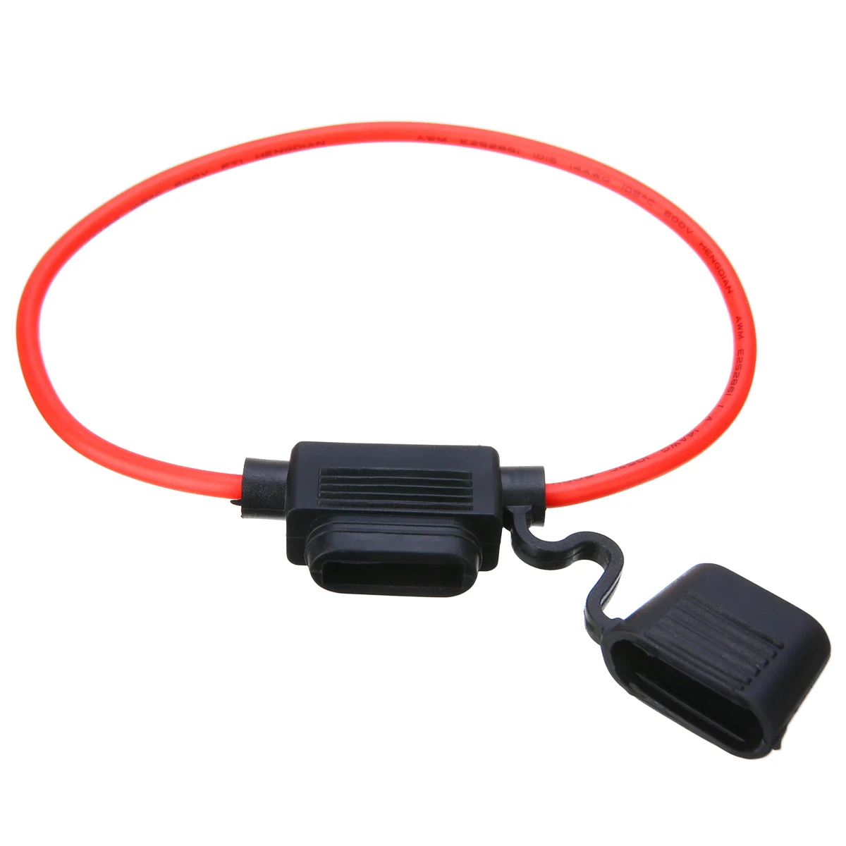 1 Piece Medium Fuse Holder Waterproof 14AWG Wire In-line Car Automotive Blade Fuse Low Voltage Holder Fuseholder 20A