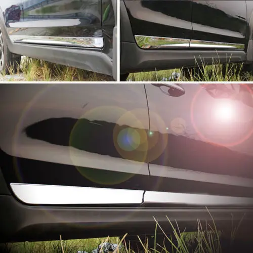 

FIT FOR SUBARU XV CROSSTREK CHROME DOOR SIDE LINE BODY MOLDING COVER PROTECTOR