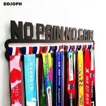 NO PAIN NO GAIN medal holder Sport medal hanger Medal display rack NO PAIN NO GAIN medal holder Sport medal hanger Medal display rack