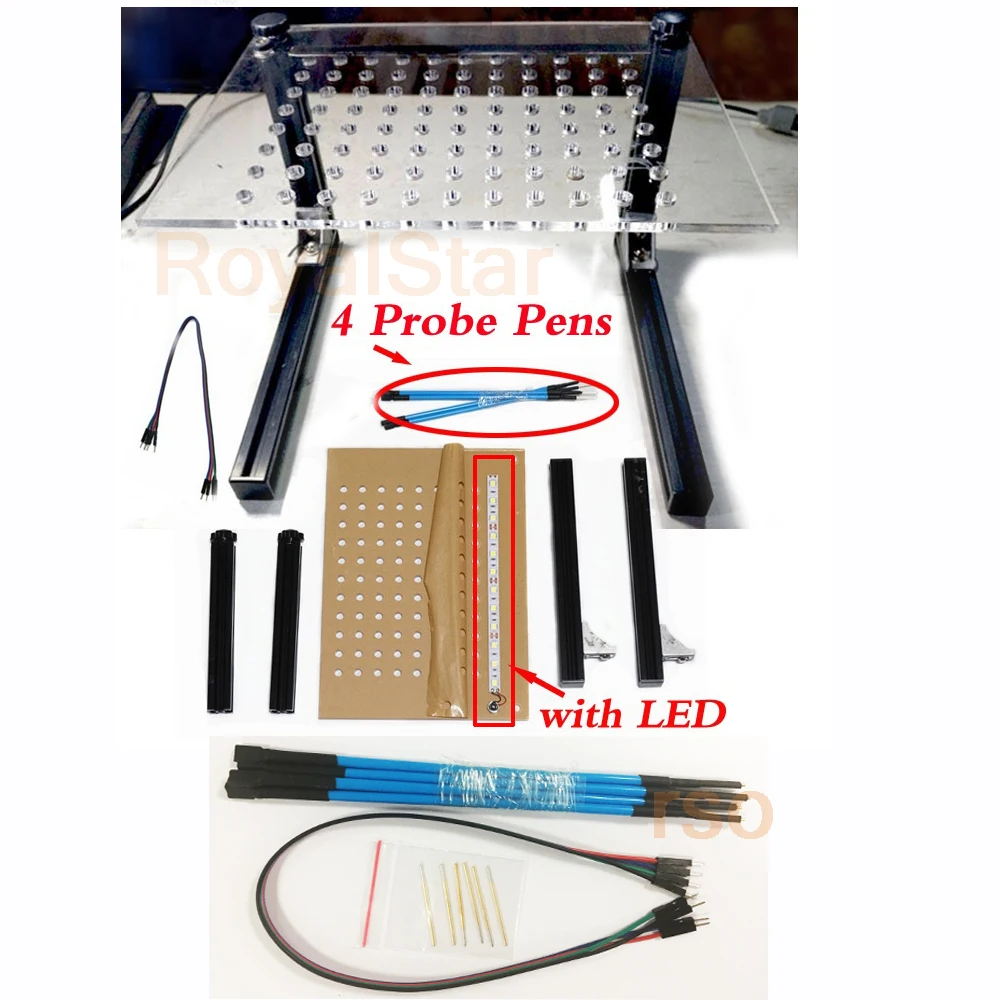 Koop 2018 LED BDM Frame Probe Pennen Frame pins 4 stks set Probe Pennen LED BDM Frame pin Voor Chip Tuning Tool KESS KTAG FGTECH ktm100