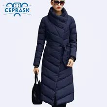 Ceprask 2016 High Quality women s winter Down font b jacket b font Plus Size X