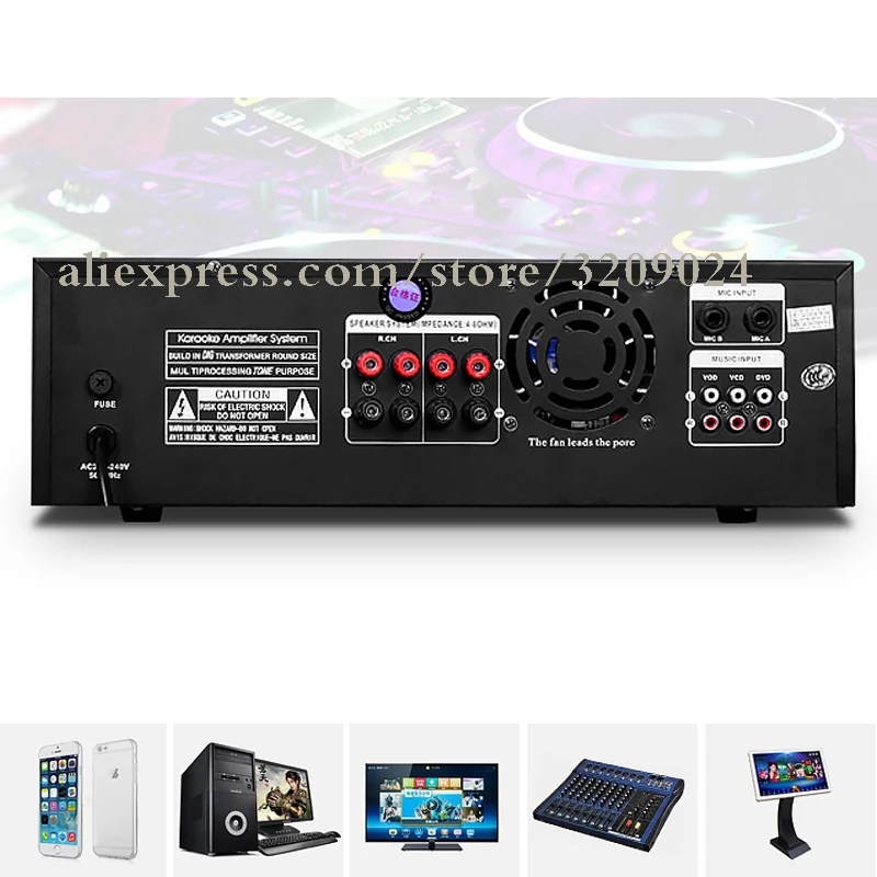 2 Channel Mixer Amplifier Power Stage HIFI