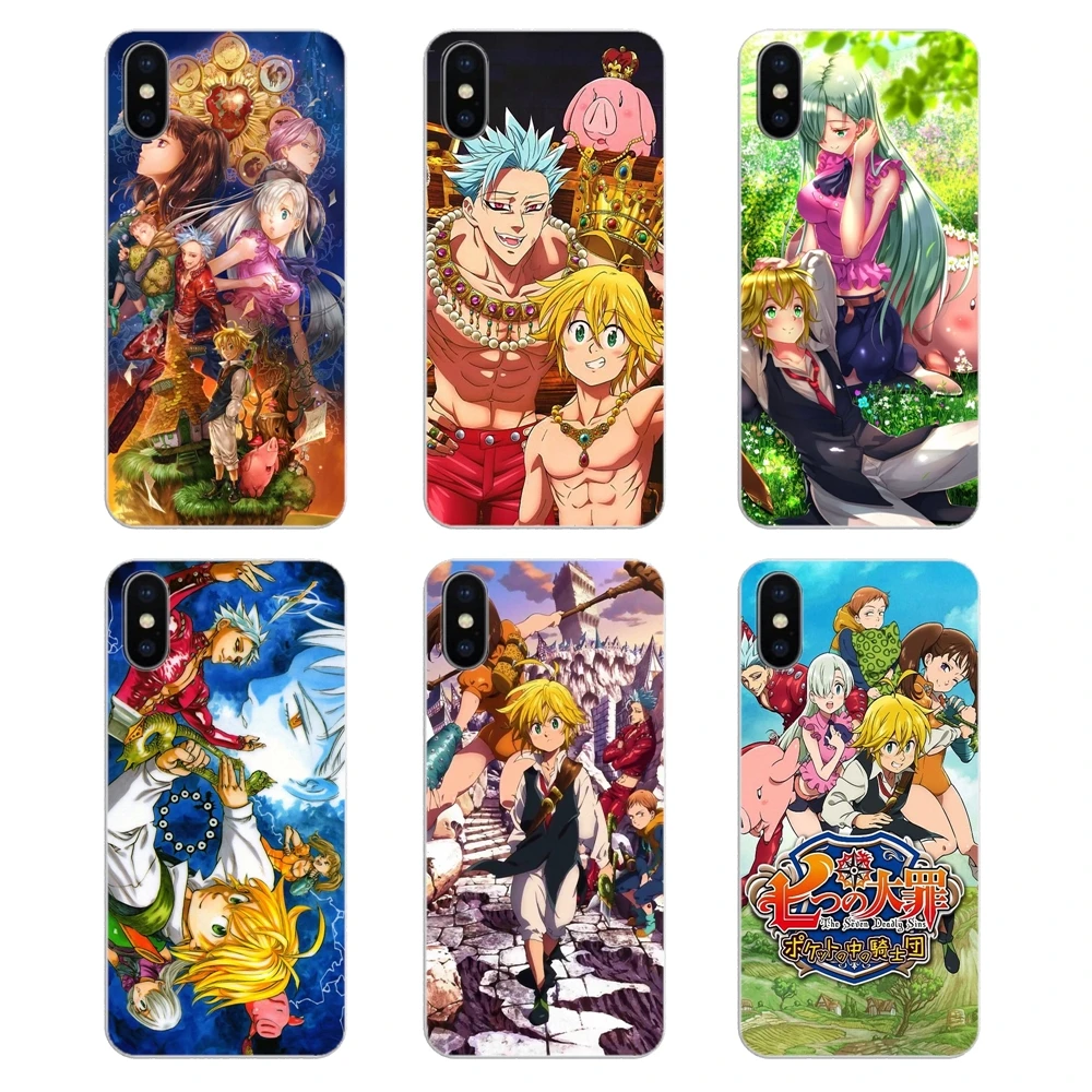 For Xiaomi Redmi 4X S2 3S Note 3 4 5 6 6A Por Pocophone F1 Mi Phone Shell Cover Nanatsu no Taizai Seven Deadly Sin Japan Anime |