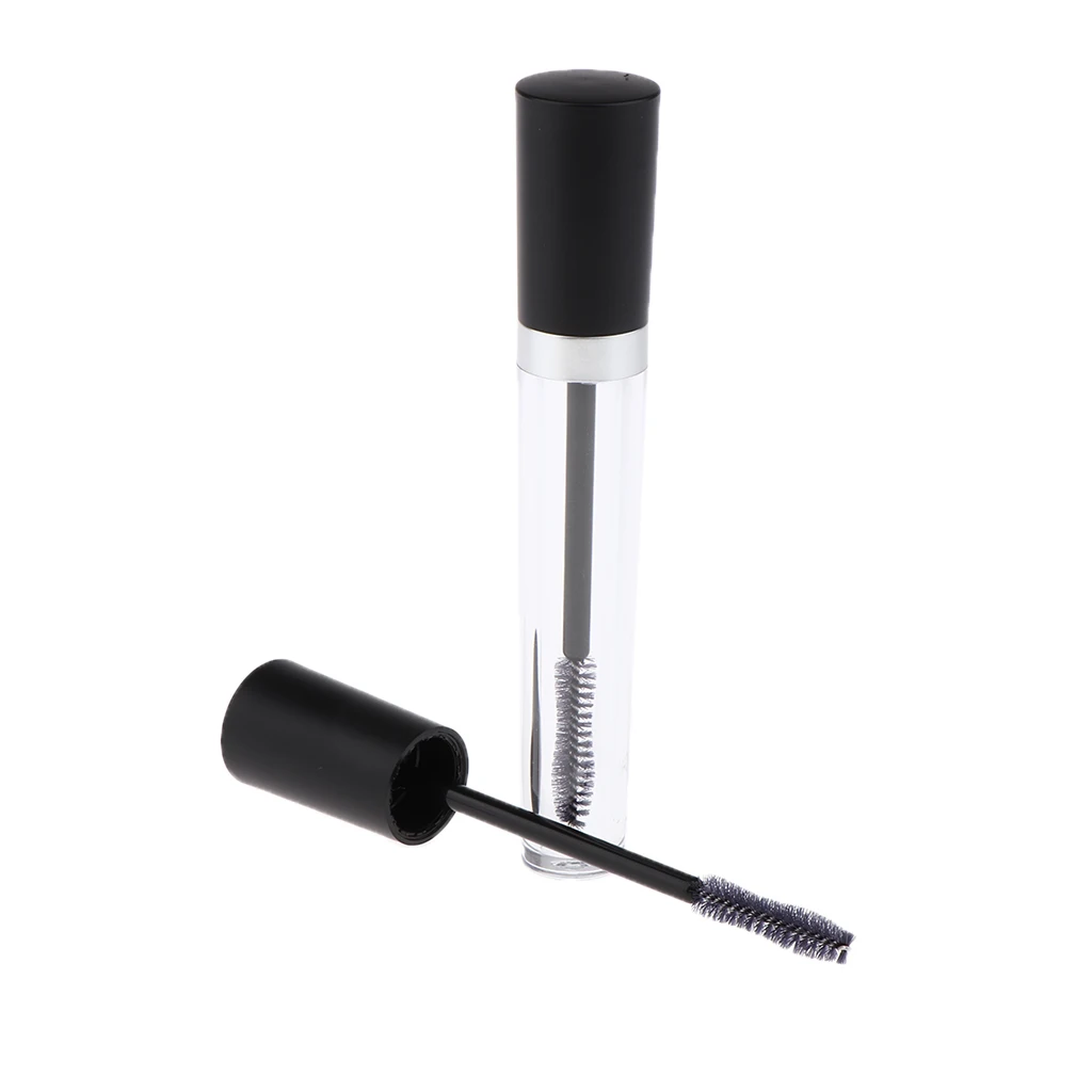 2x 8 mL Empty Mascara Tubes With Eyelash Wand, Rubber Inserts and Funnels for Castor Oil, Ideal Kit for DIY Cosmetics