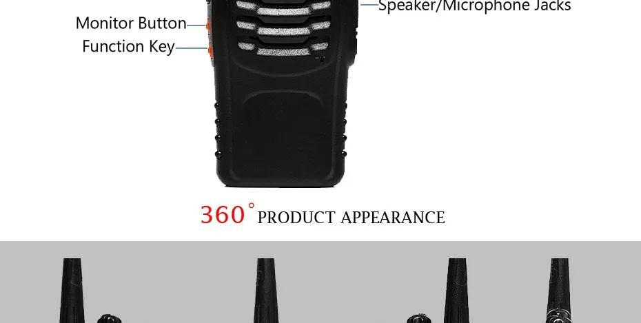 2 шт. Walkie Talkie Радио BaoFeng BF-888S 5 Вт Портативный Любительское радио 2 рации baofeng 888 рация для охоты радиостанция Рация