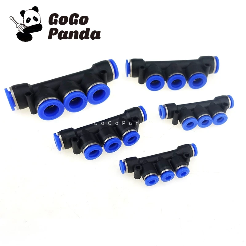 

Free Shipping 5PCS Trache Quick Connector Pneumatic Fast Plastic Insert PK4 PK6 PK8 Five Connect Outer Diameter PK10 PK 12