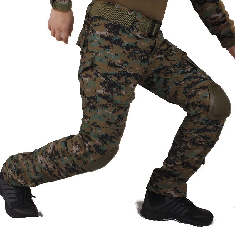 digital jd broek en kniebeschermers jogo militar cosplay uniforme