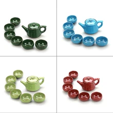 Стиль хрустящая глазурь чайный сервиз, керамический чайный сервиз, чайная чашка, китайский чайный набор кунг-фу, посуда для напитков кофейные сервизы, Binglie чайный горшок оптом