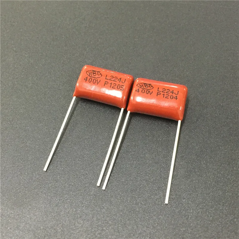 

10pcs CBB capacitor 224 400V 224J 0.22uF 220nF P15 CBB21 Metallized Polypropylene Film Capacitor