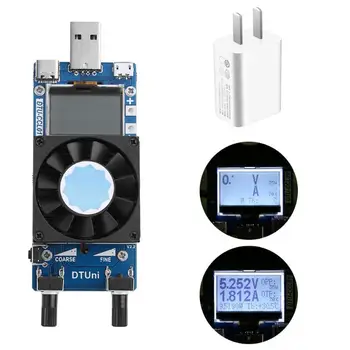 

New Arrival 0.2A-3A LCD USB Electronic Load Module Adjustable Constant Current Resistance Power Battery Tester with Cooling Fan