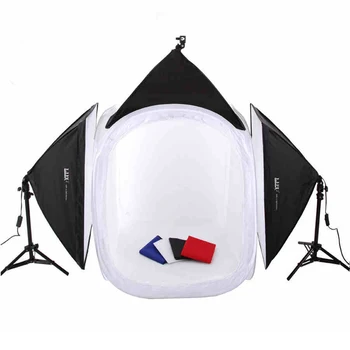 

Adearstudio 80cm Simple Studio Equipment Set Jewelry light box photography Light TENT Camera Lights 80cm CD50