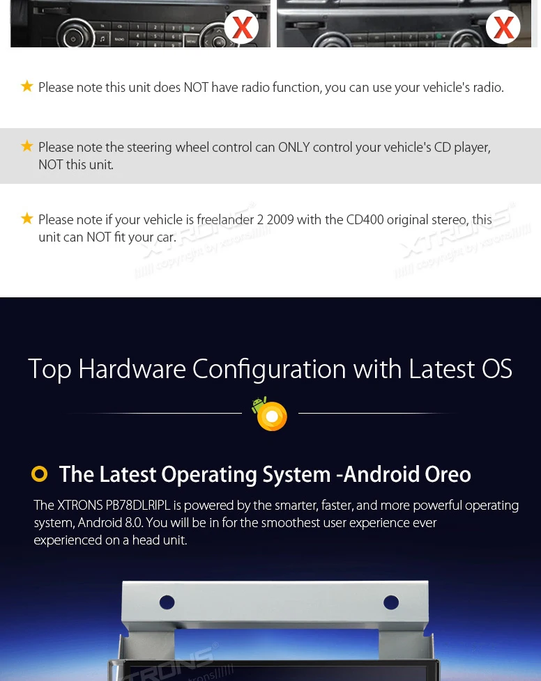 Clearance 7" Android 8.0 Octa Core Radio GPS Car Auto Play DVD Player for Land Rover Freelander 2 2007 2008 2009 2010 2011 2012 3