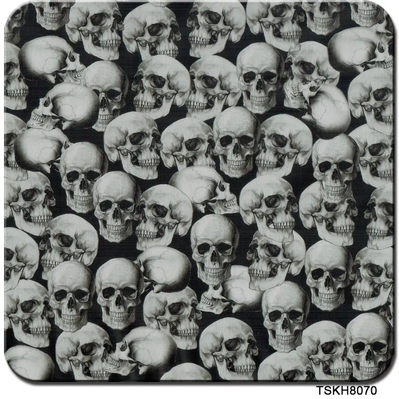 

0.5*10m Free shipping TSKH8070 width 50cm x 10m 5Sqm skull pattern hydrographic printed film water transfer film