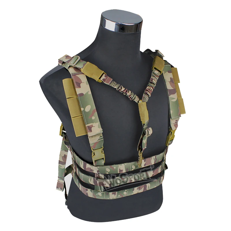 WoSport Tactical 1000D Nylon Hanging Vest with Molle Hunting Paintball