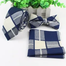 Женский хлопчатобумажный галстук набор для мужчин тонкий галстук бабочка платок Papillon Радуга Свадебные банты галстук Corbatas