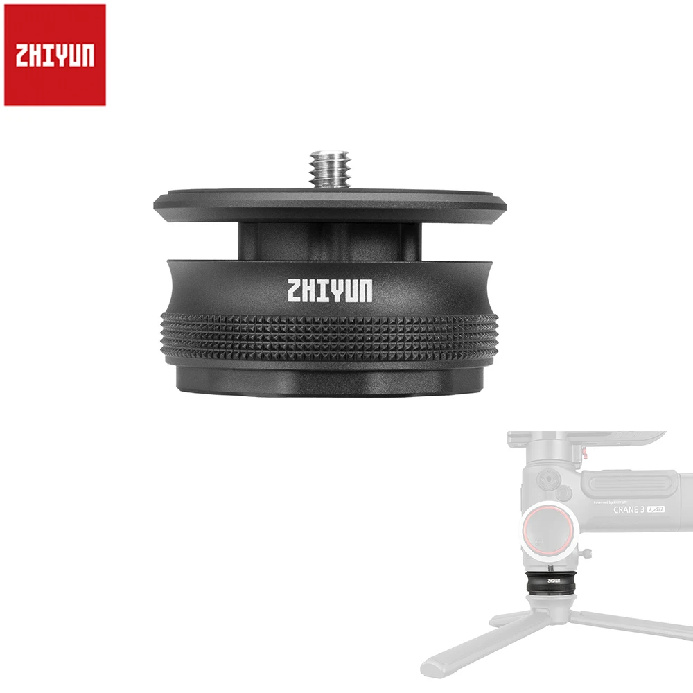 Baratos Zhiyun Crane 3 laboratorio accesorios TransMount de liberación rápida Kit de instalación para Zhiyun Crane 3 laboratorio Weebill laboratorio cardán con 1 4 pulgadas tornillo