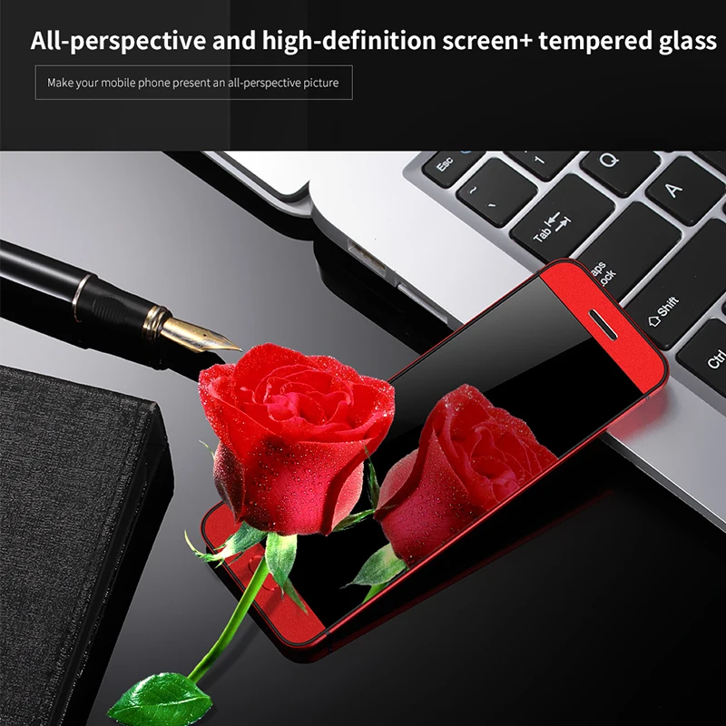 Ultra thin Card Smart Phone Student Lady Mobilephone 1.54 inch Touch Mini Cellphone MP3 MP4 Music Playing Bluetooth Dialer (2)