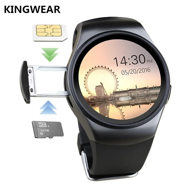 KW28 Bluetooh Smart Watch Heart Rate Monitor Support SIM