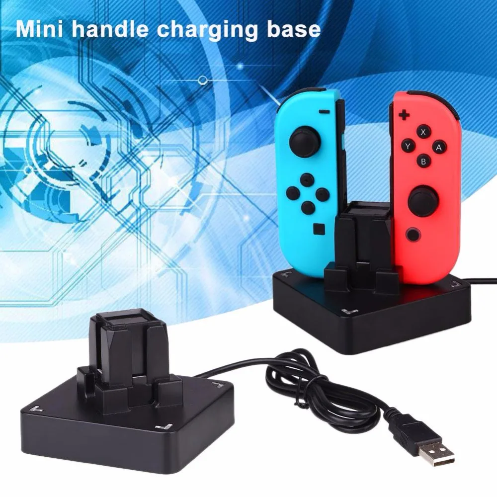 amzdeal New 4 Controllers Charging Dock Charger Stand Desktop For