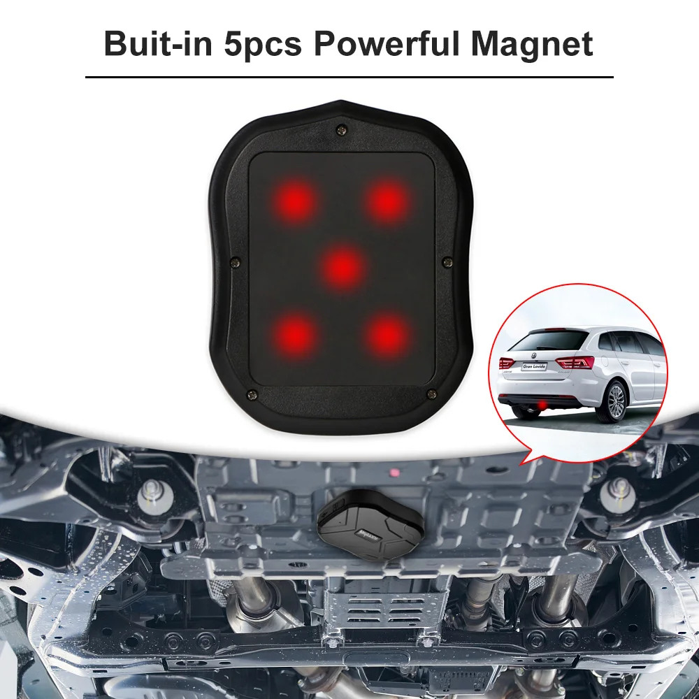 Prazata Car GPS Tracker GSM Waterproof IP65 5000mAh Truck GPS Locator Car TKSTAR TK905 Powerful Magnet Lifetime Free APP Web