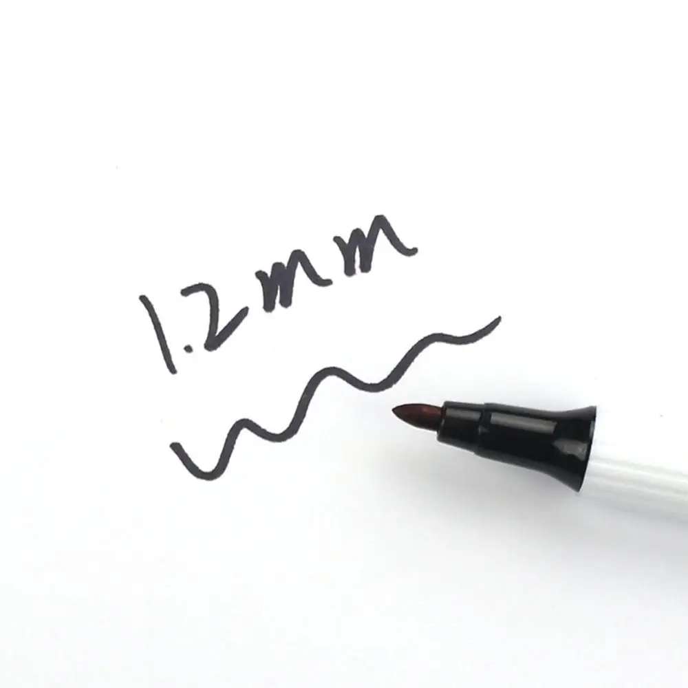 

10pcs/set 0.5mm 1mm Double Headed Marker Pen Art Paint Drawing Writing Stationery Office School Supplies