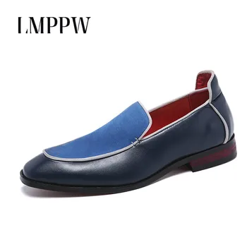 

Luxury Brand Formal Business Shoes Men Dress Casual Shoes Slip on Men Oxfords Wedding Shoes Gentlemen Flats Soft Loafers 2A
