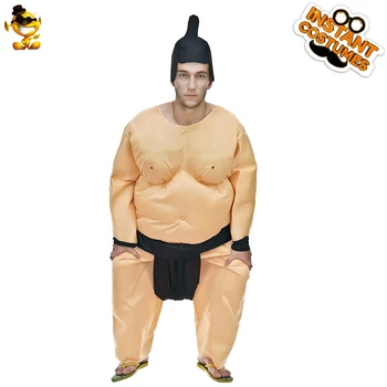 

Halloween Fat Man Sumo Wrestler Suits Cosplay Inflatable Wrestler Fighting Performance Roleplay Costumes for Carnival Party