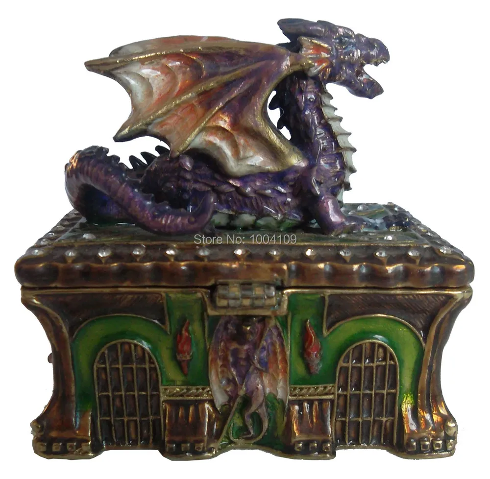 TBP0583-Dinosaur jewelry box metal sculpture.JPG